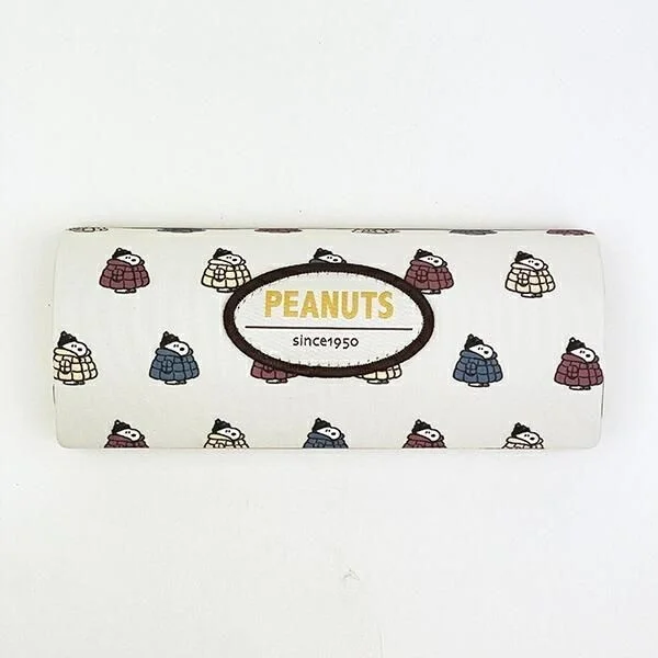「ほっこり」チラシのスヌーピーメガネケース