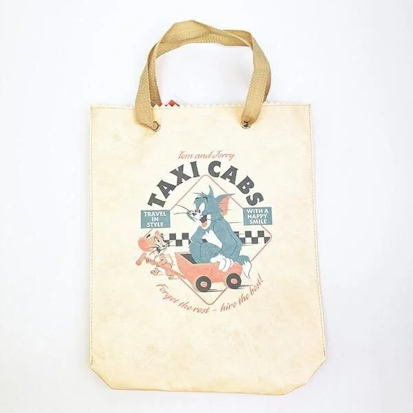 トムとジェリー TAXI CABSデザインのトートバッグ