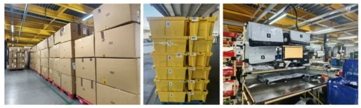 物流施設の様子