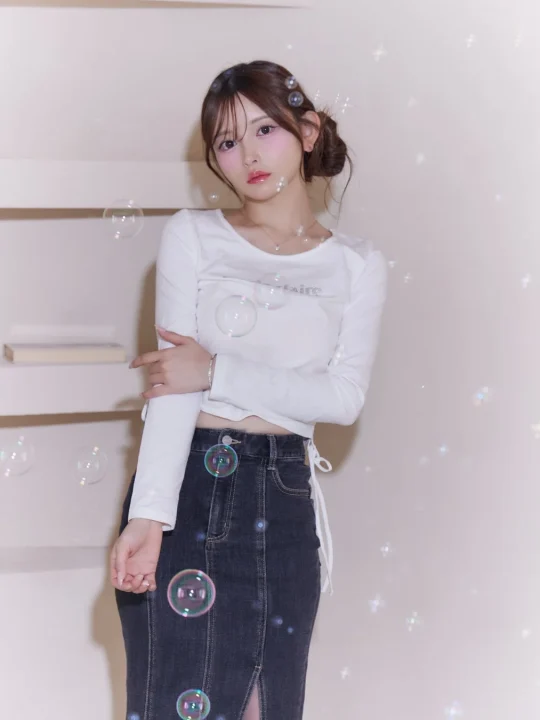 オフショルダーニットTOP