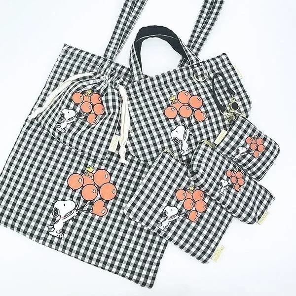 スヌーピー バルーンチェックシリーズ全アイテム