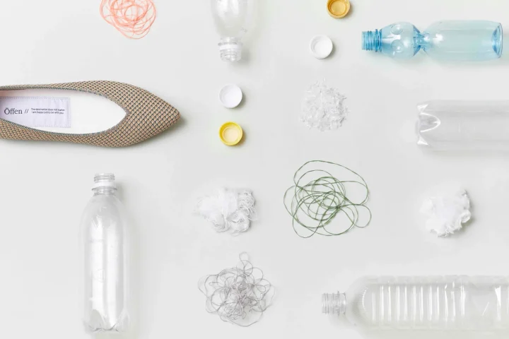 リサイクル素材と靴