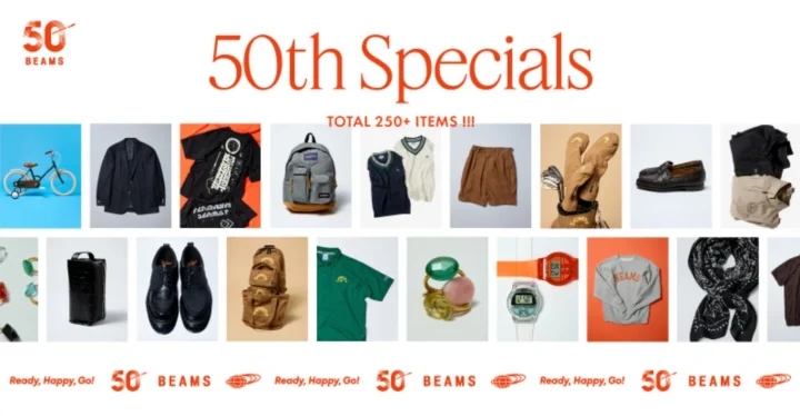 50周年記念別注アイテムの一部