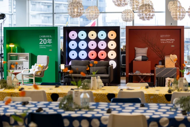 IKEAのイベント会場またはショールームの様子