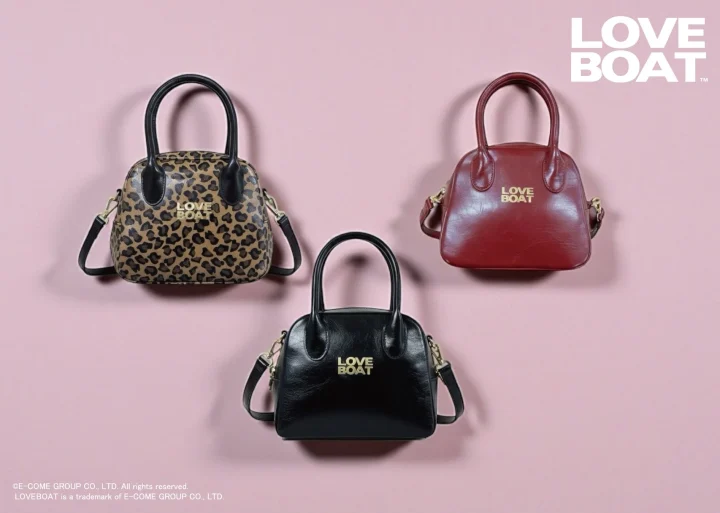 LOVEBOAT Boston-style shoulder bag series 3色展開