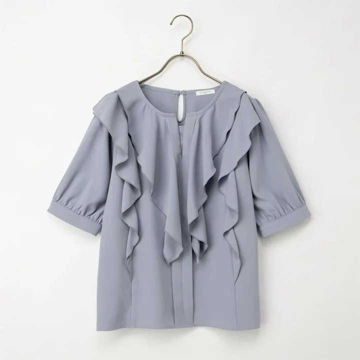 ラッフルフリルブラウス any SiS