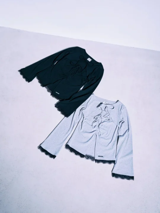 HACHIリボンカットソー