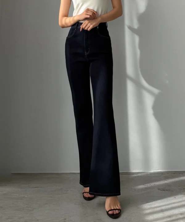 ストレッチフレアデニム ルミネ限定カラー