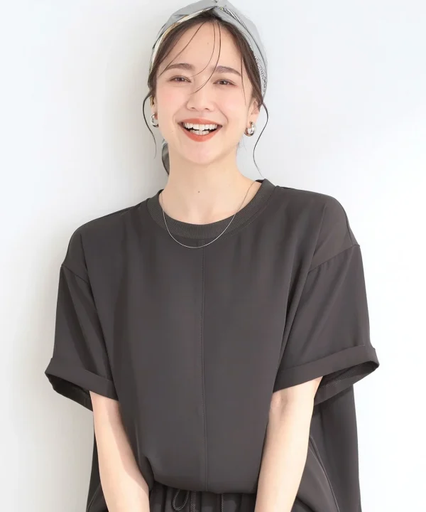 さらさらぷるんリブトップス着用イメージ