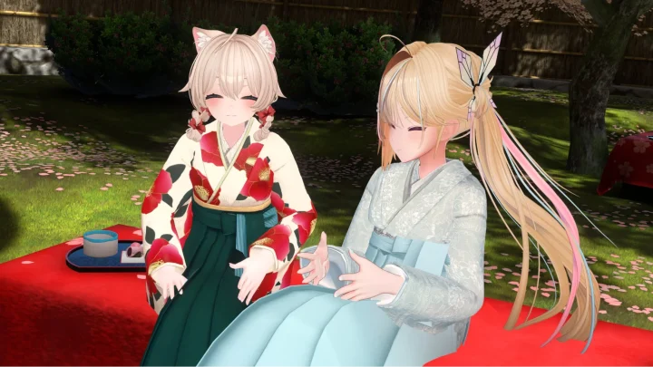 きものdeお花見会 茶道体験