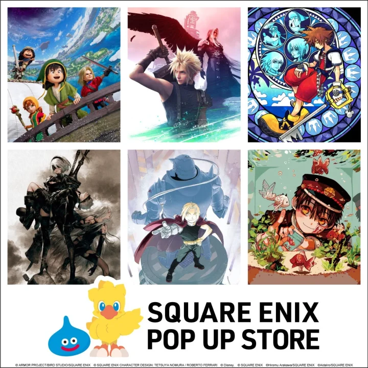 SQUARE ENIX POP UP STORE