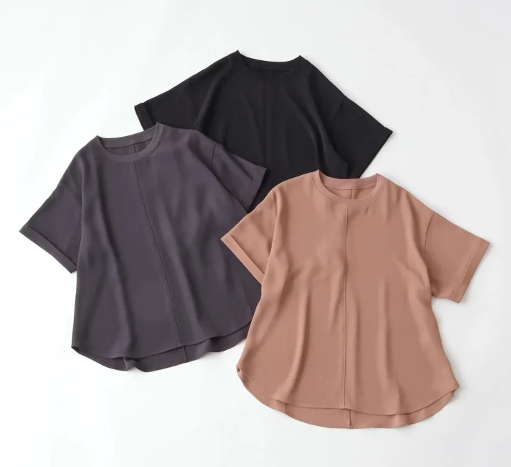 さらさらぷるんリブトップスのカラーバリエーション