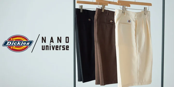 DickiesとNANO universeのコラボショートパンツ