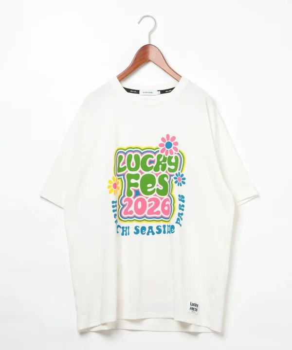 LUCKY Fes 2026 Tシャツ 白