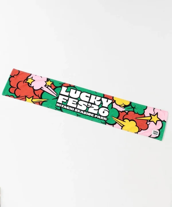 LuckyFes'26 マフラータオル カラフル