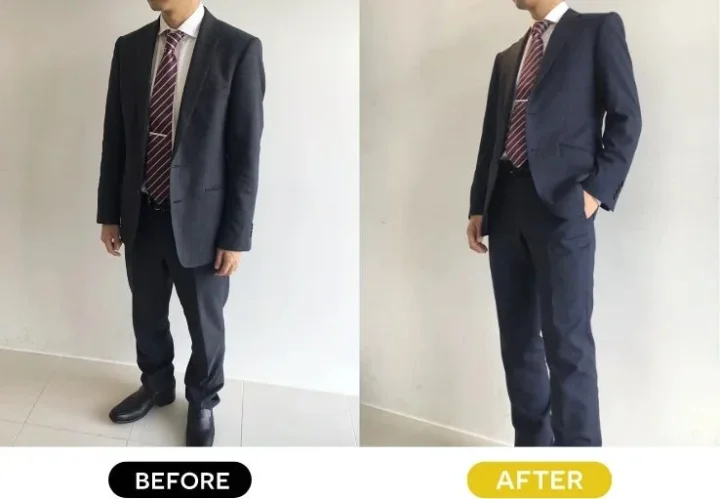 BEFORE AFTER スーツ