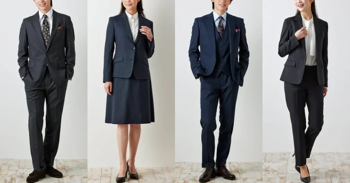 男女ビジネススーツ