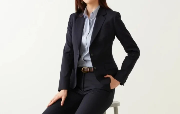 女性パンツスーツ