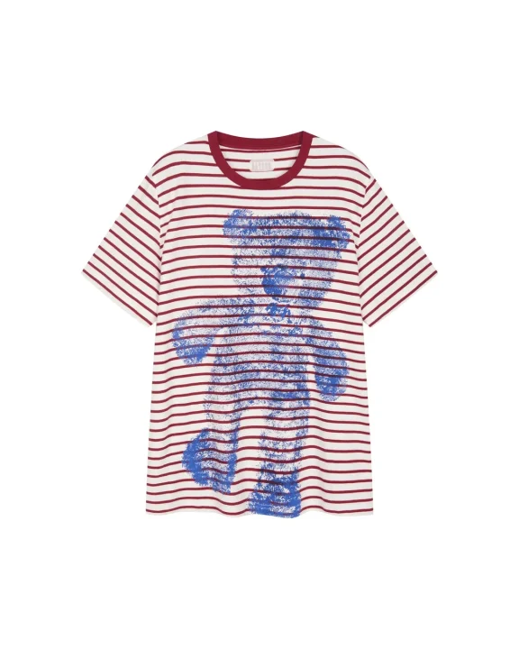 ボーダーテディベアTシャツ
