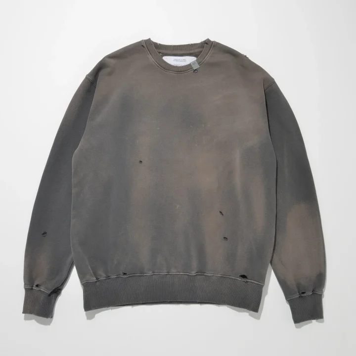 Vintage finishing Crew-neck Sweat