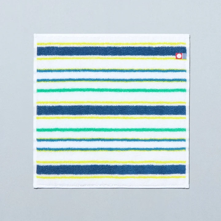 今治タオルハンカチ マリンボーダー