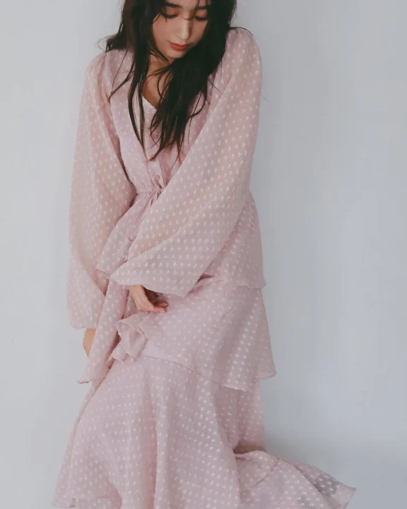 シアードット フリルワンピース