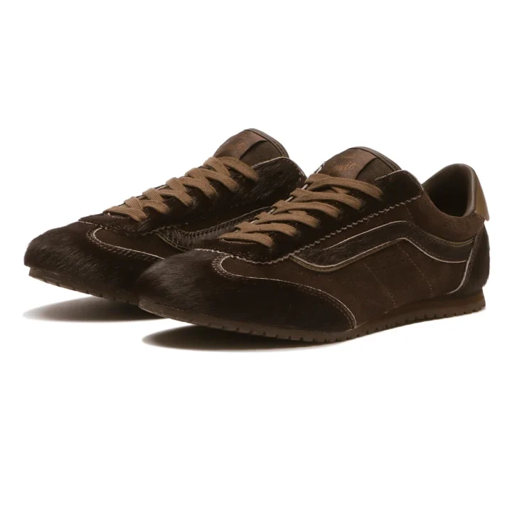 VANS SUPER LOWPRO PONY HAIRのブラウンモデル