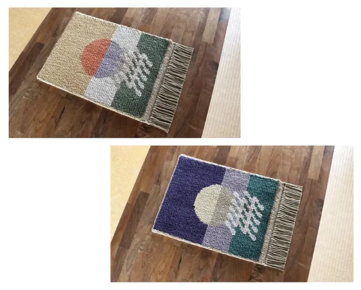 鍋島緞通×Masahiko Kajima氏の共創作品