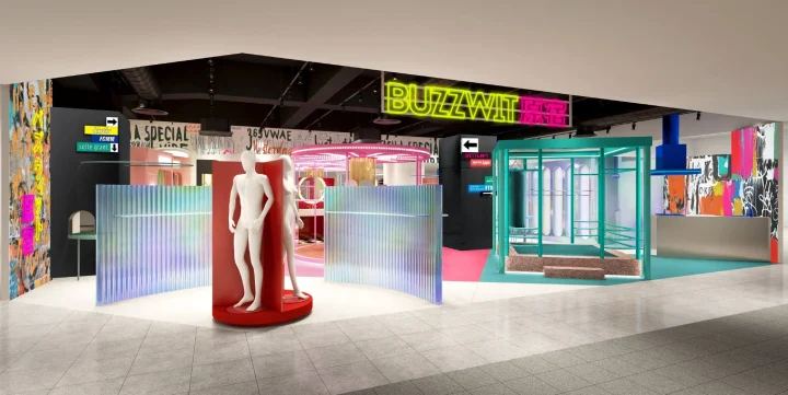 BUZZWIT原宿の店舗内部