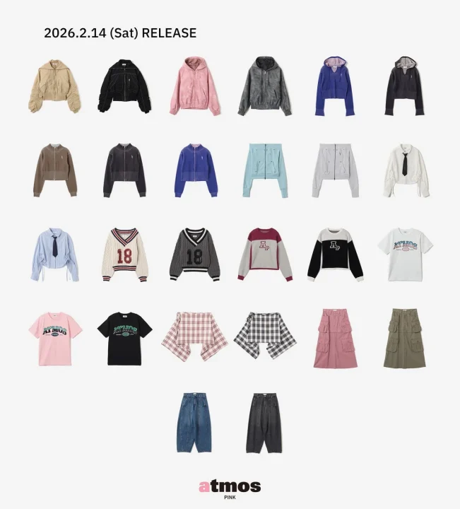 atmos PINK 2026 Spring Summer Collection Item