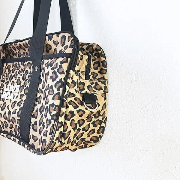 LOVEBOATレオパード柄スクールバッグ