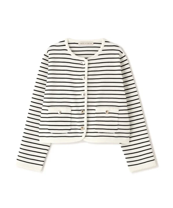 ゴールドボタンニットジャケットの製品画像