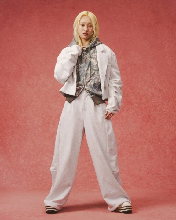 atmos PINK 2026 Spring Summer Cropped Jacket Look