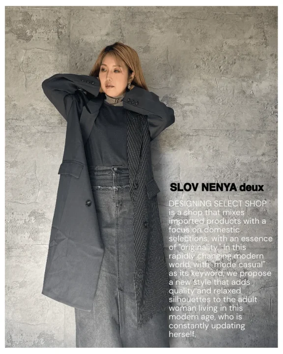 SLOV NENYA deuxの女性モデル