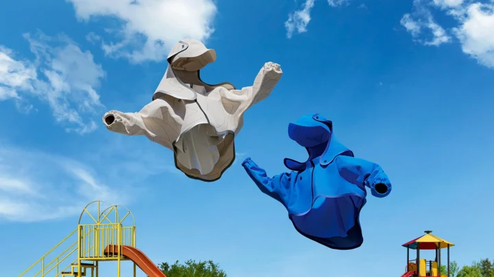 浮遊ジャケット、公園