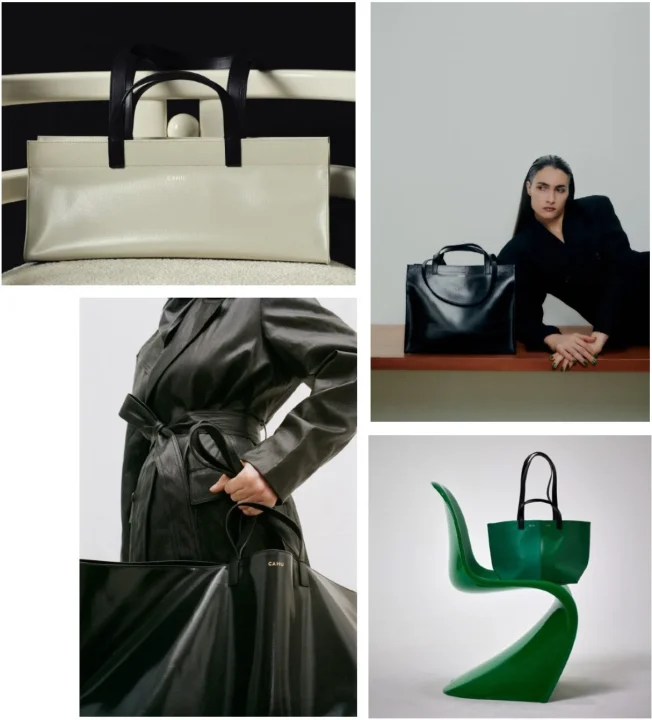 CAHUのバッグコラージュ