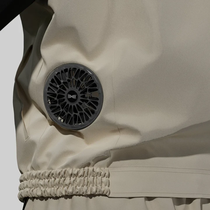 ファン付きウェアのファンユニット