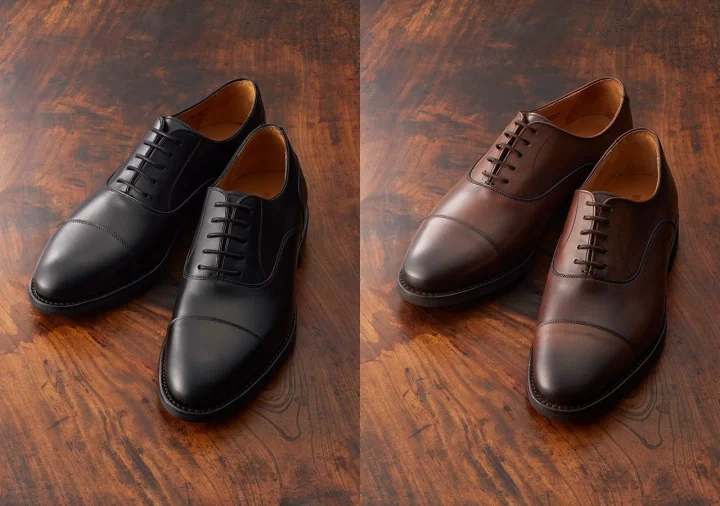 Berwick1707 キャップトゥ革靴