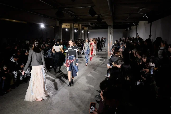 ファッションショー会場の様子