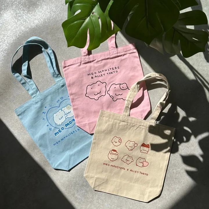 にゃんにゃんモンスターズコラボのトートバッグ
