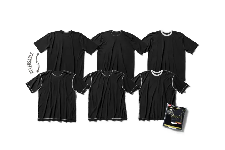 REVERSABLE Hanes Black L