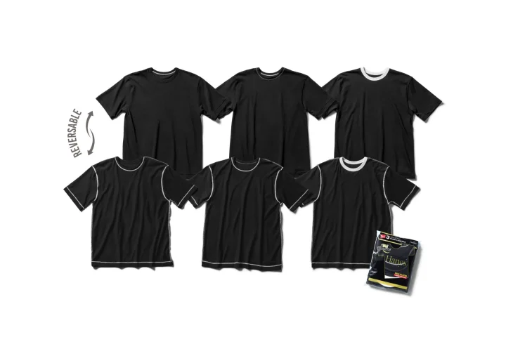 REVERSABLE Hanes Black M