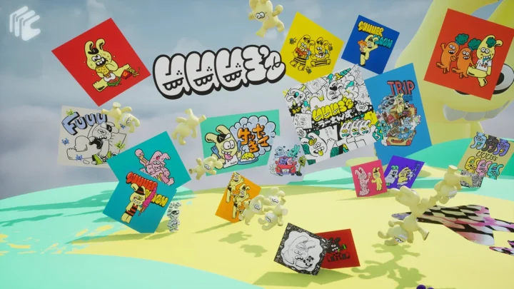 ウサギのキャラクターカード