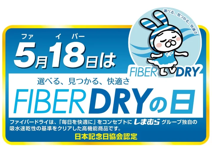 FIBER DRYの日ロゴ