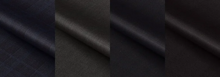 様々なスーツ生地見本