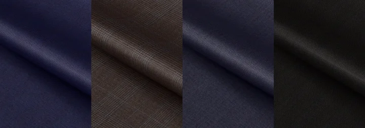 複数の異なる生地見本