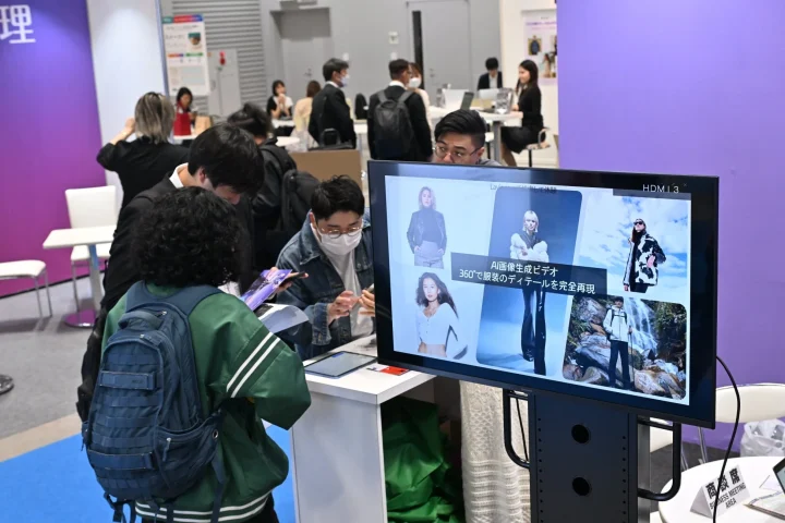 生成AI×ファッションDXの展示