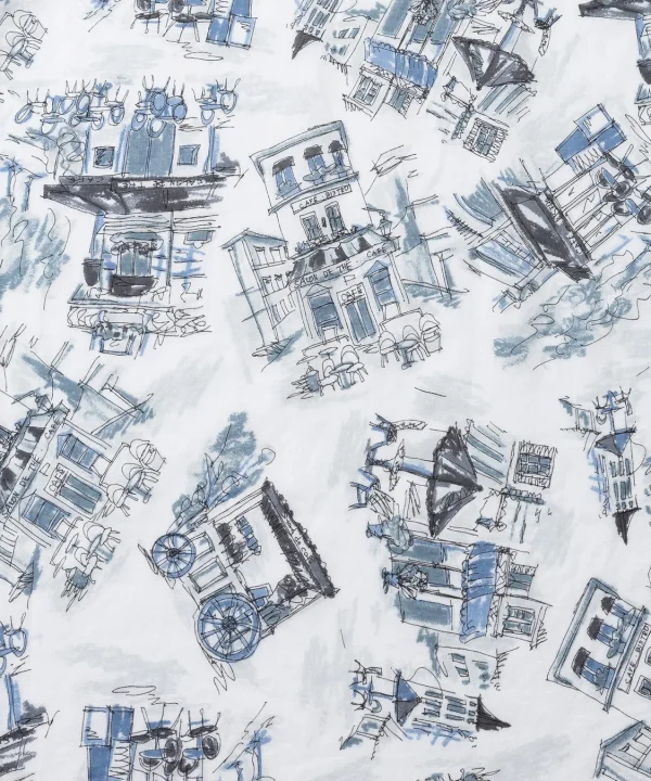 カフェ プリント・ブラック