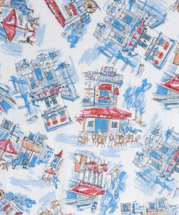 カフェ プリント・レッド