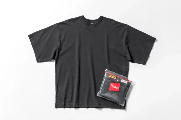 Hanes originals BIG T-SHIRTS Black